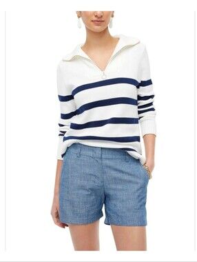 J.Crew Factory 5" Classic Chambray Shorts Size 4